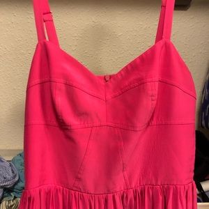 Amanda Uprichard Dresses - 100% silk bright pink dress Amanda Uprichard Dresses - 100% silk bright pink dress